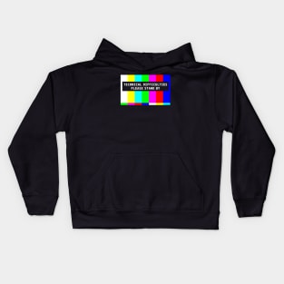 TECHNICAL DIFFICULTIES Kids Hoodie